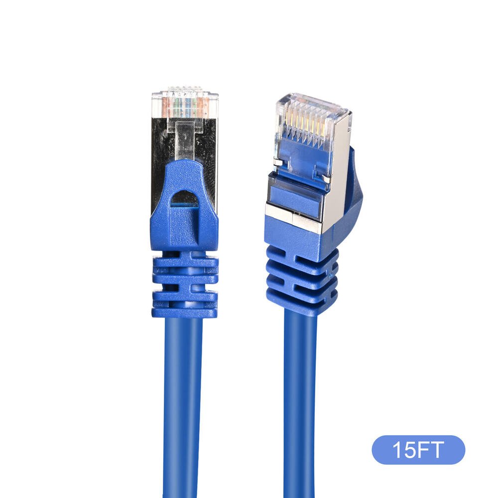 Câble patch Cat5e sans crochet – 100 ft, bleu | Câbles Cat 5e